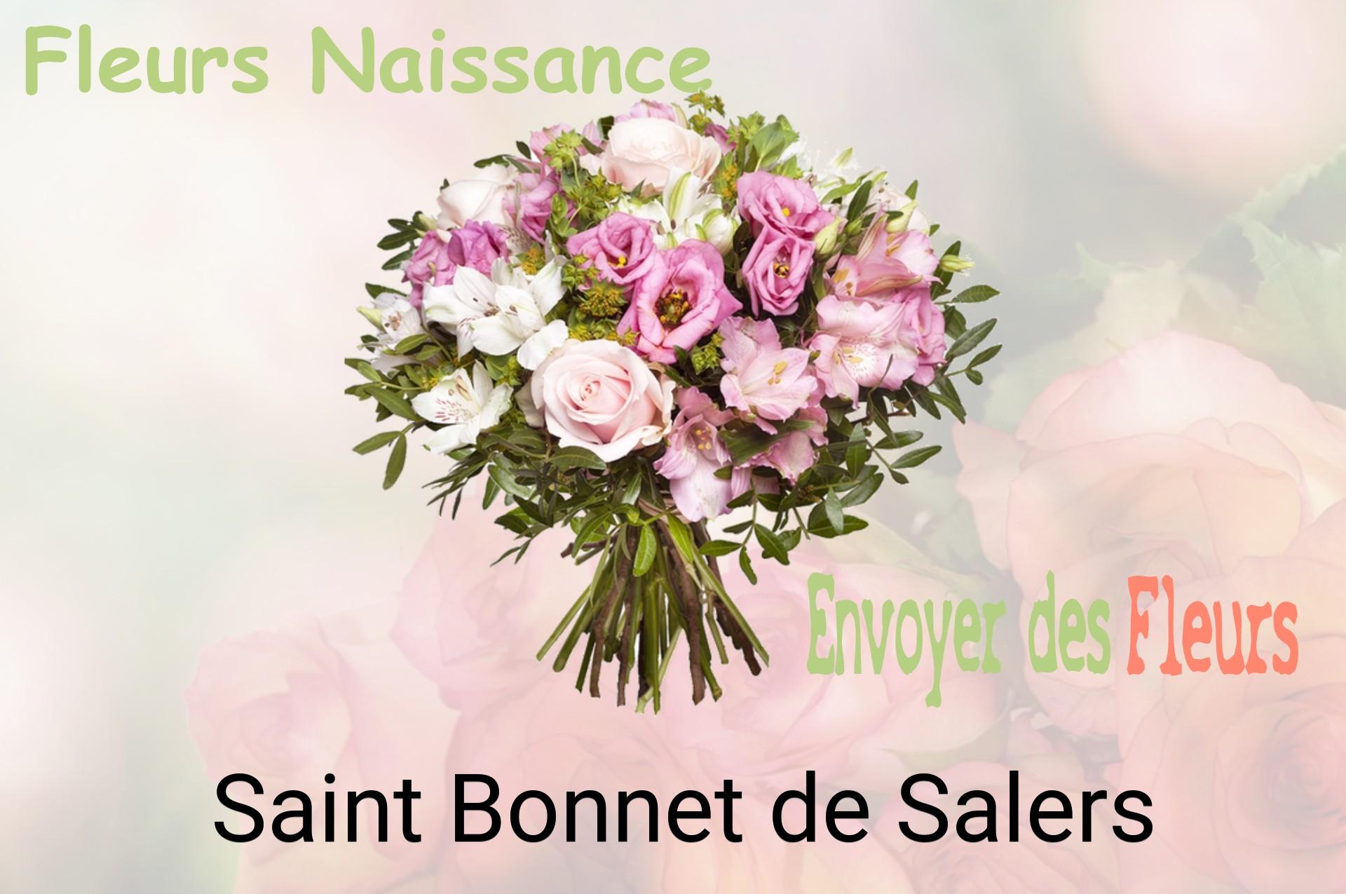 Bouquet de fleurs de naissance livré à Saint-Bonnet-de-Salers